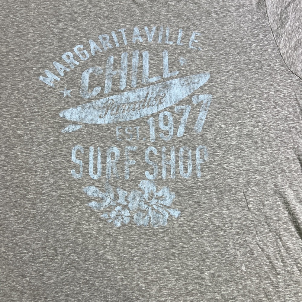 Margaritaville Faded Chill Surf Shop Est 1977 Gray T-Shirt Mens Size 3XL - Picture 2 of 6